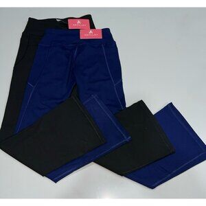 1 Black and 1 Blue pair - Girls Leggings